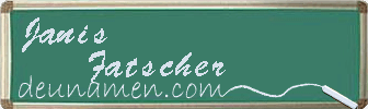 Janis Fatscher Visitenkarte